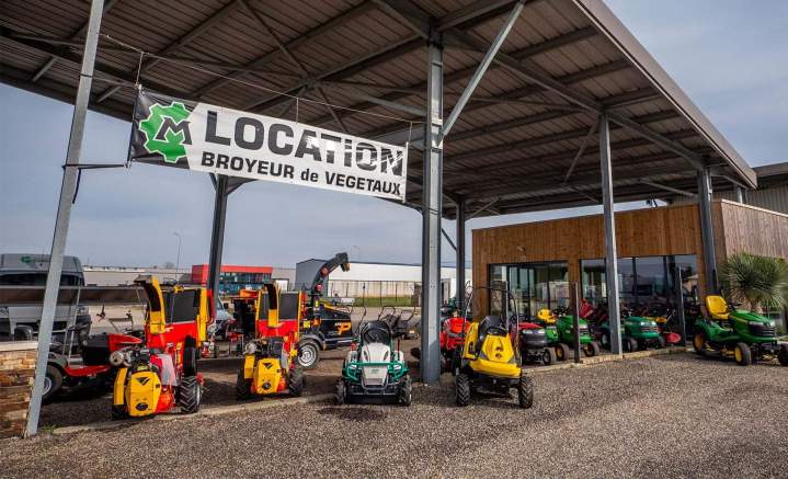Une gamme complète d’équipements de jardinage à louer